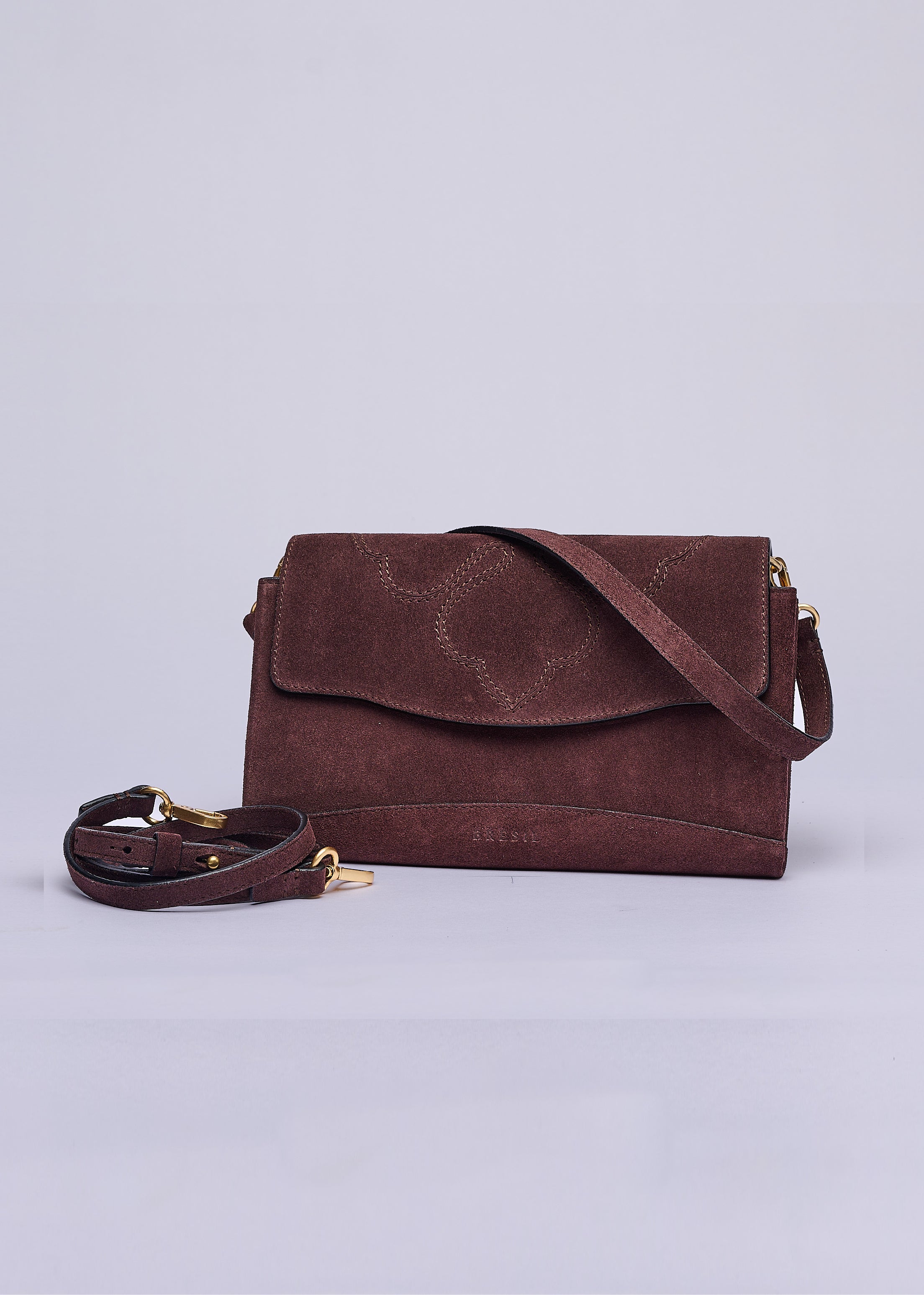The Kersey Clutch - suede