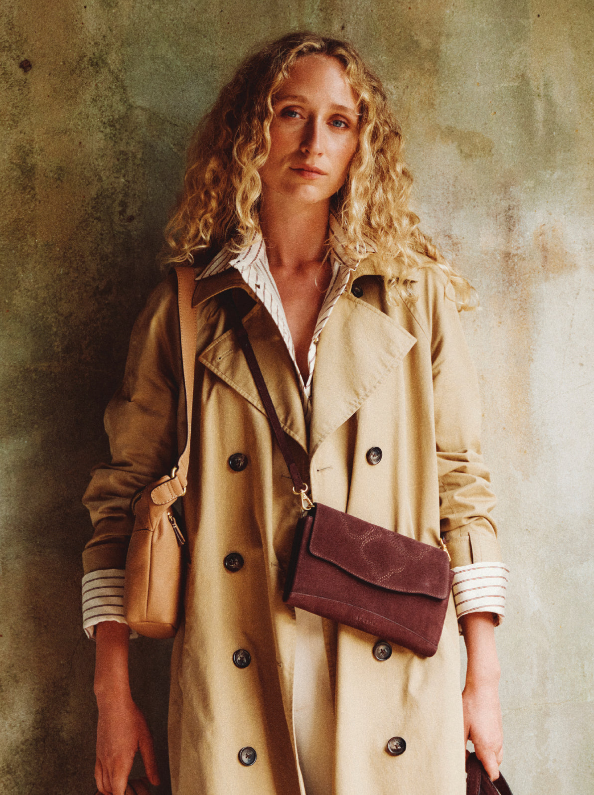 The Kersey Clutch - suede