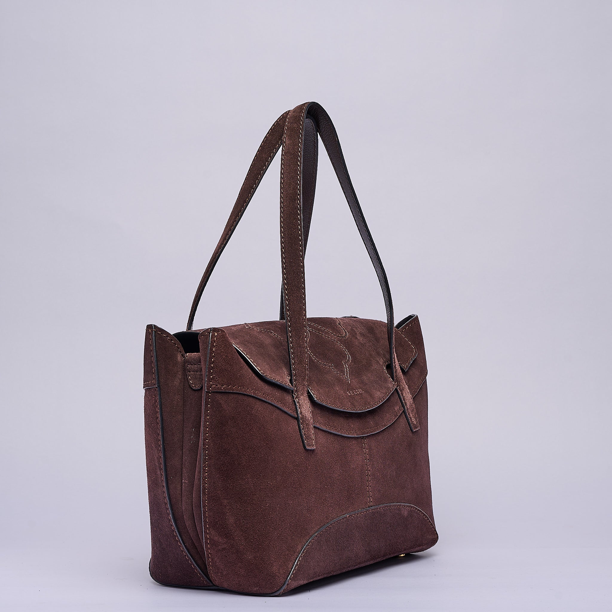 The Kersey Flap Over - suede
