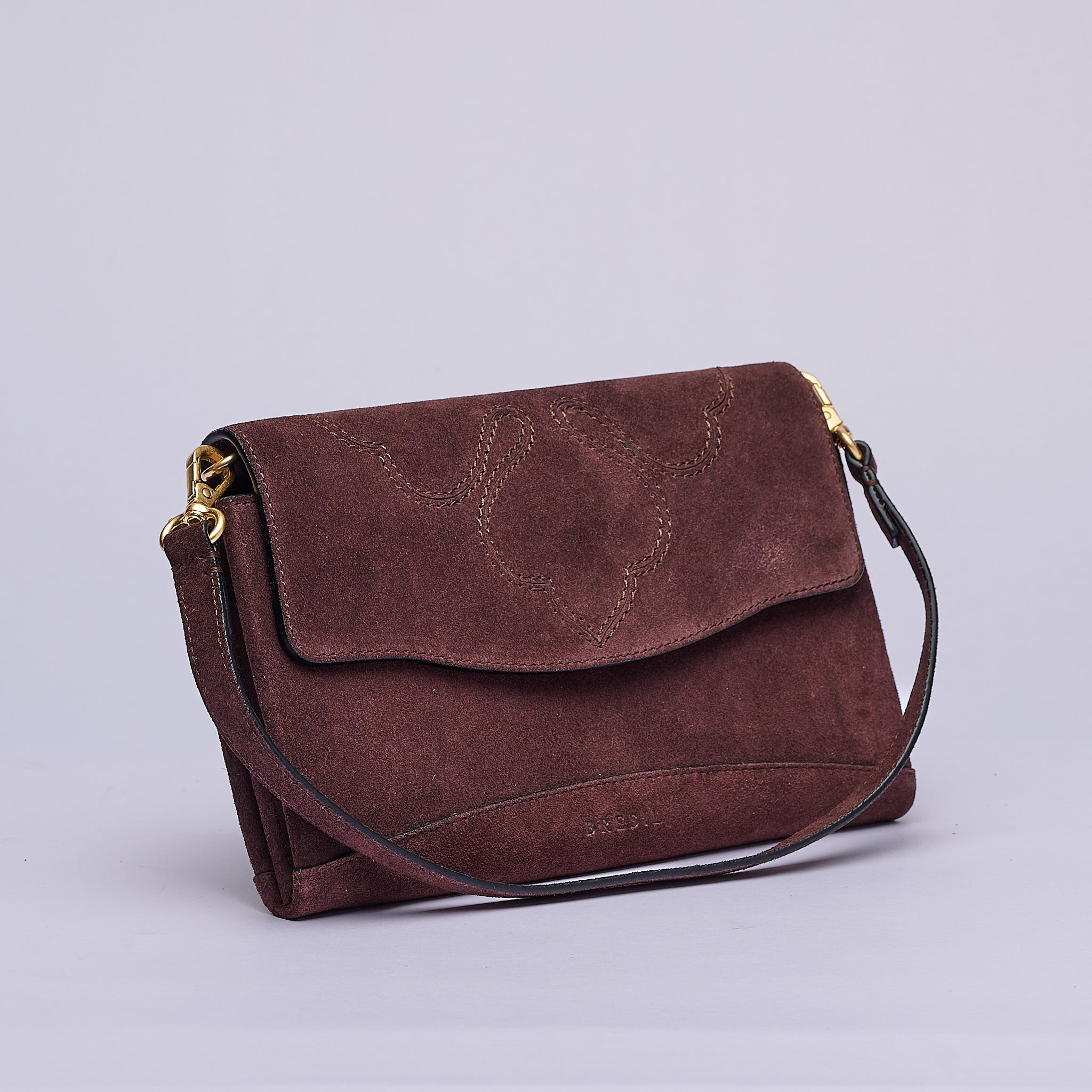 The Kersey Clutch - suede