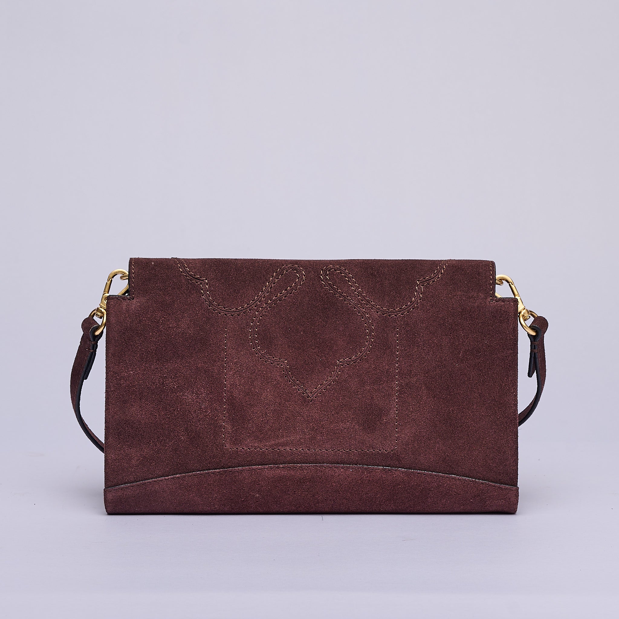 The Kersey Clutch - suede