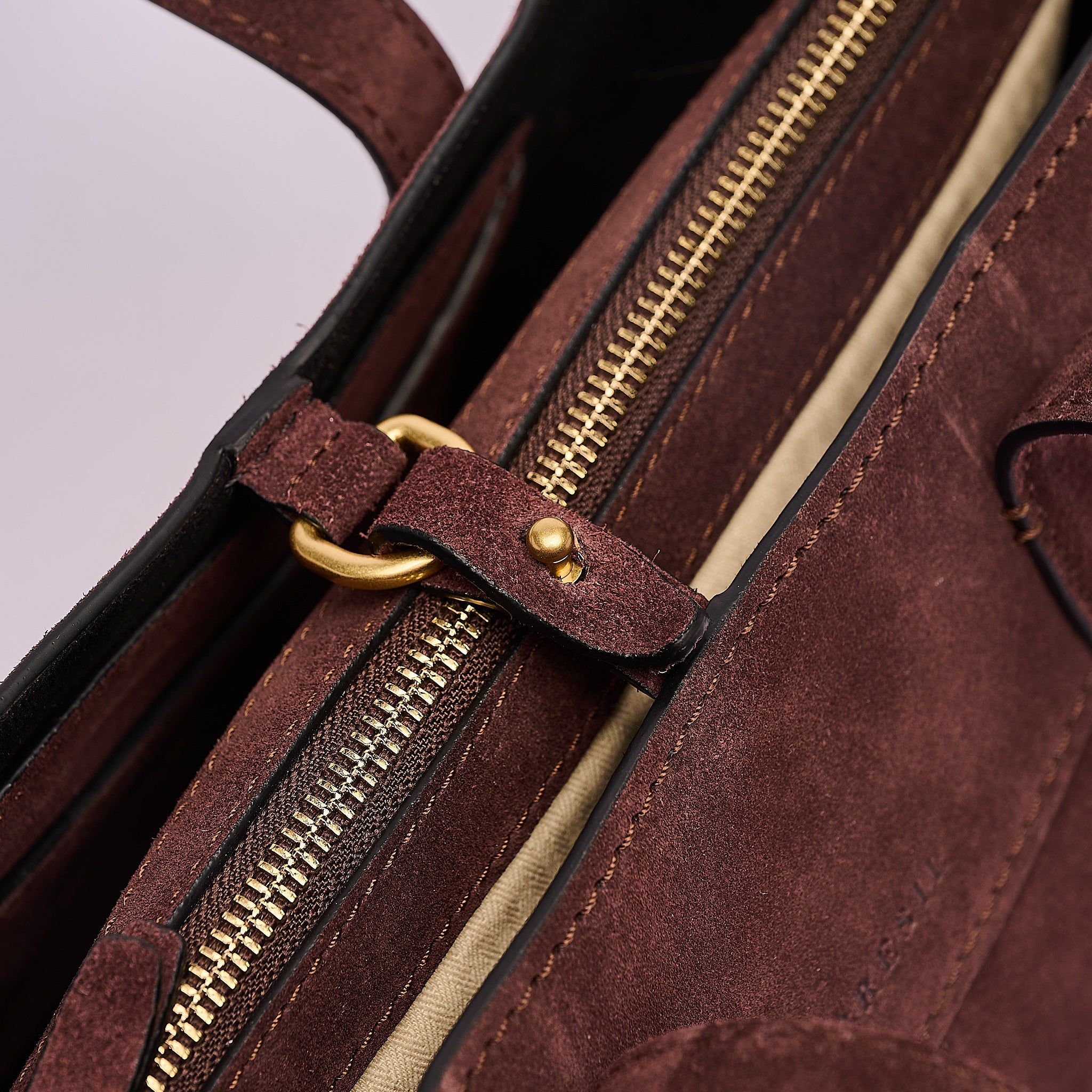 The Melford Tote - suede
