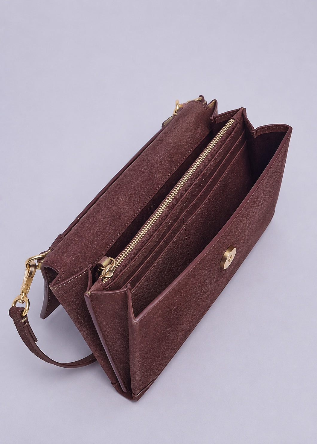 The Kersey Clutch - suede
